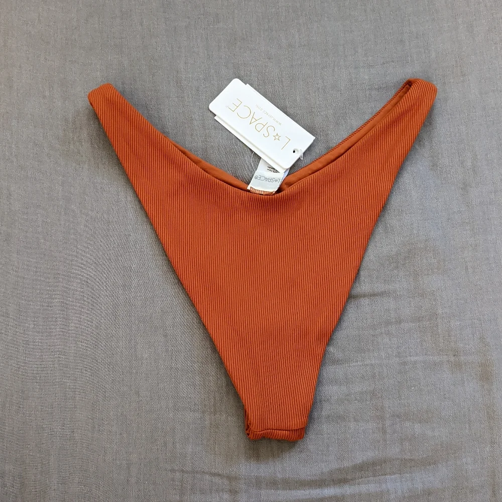 L*Space Dax Cabana Bikini Set Amber Ribbed